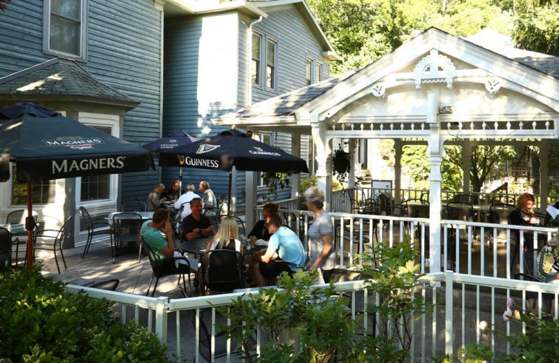 Patio at Kettle Creek Inn & Restaurant.