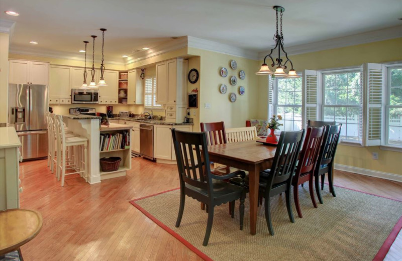 Rental kitchen at Jersey Cape Realty