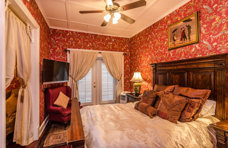 Guest room at Casablanca Inn.