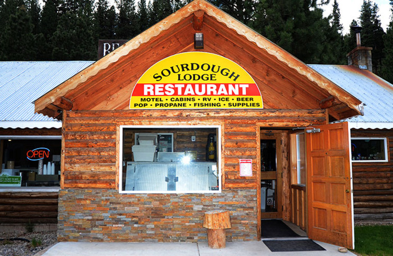 Restaurant view at Sourdough Lodge.