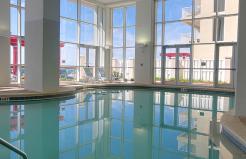 Indoor pool at Schulstadt Rentals.