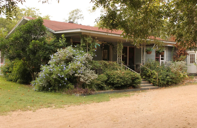 Rental exterior at Geronimo Creek Retreat.