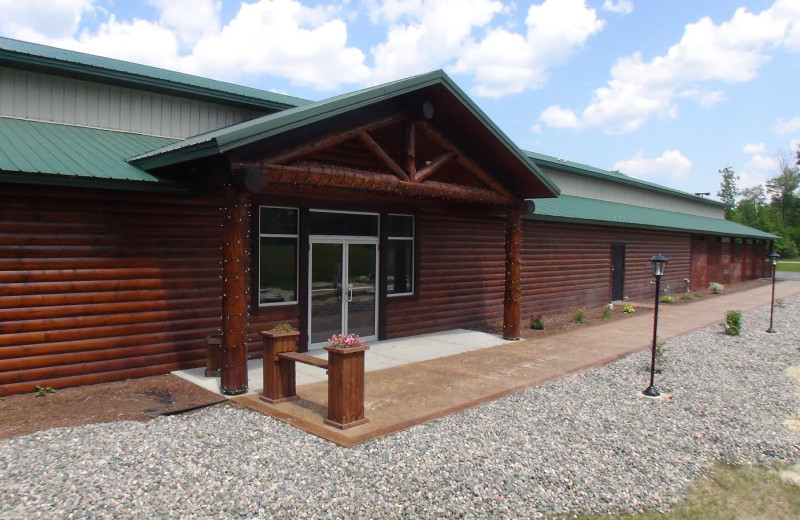 Exterior view of Blue Water Lodge.