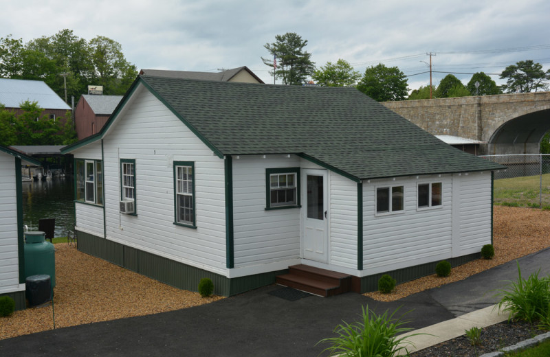 Cottage exterior at Channel Waterfront Cottages.