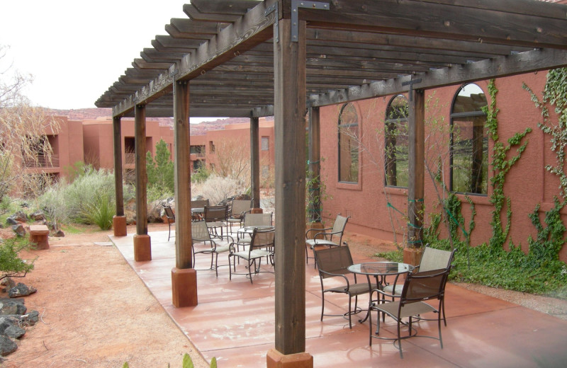 Patio at Red Mountain Resort & Spa.