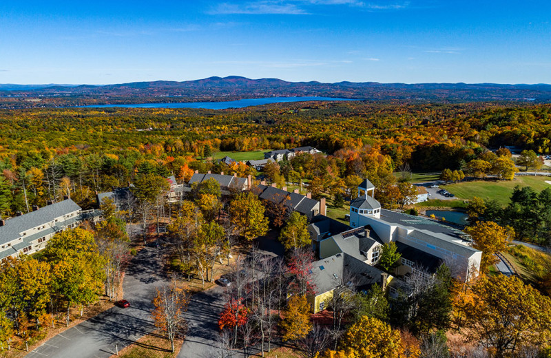 Autumn Aerial View of Steele Hill