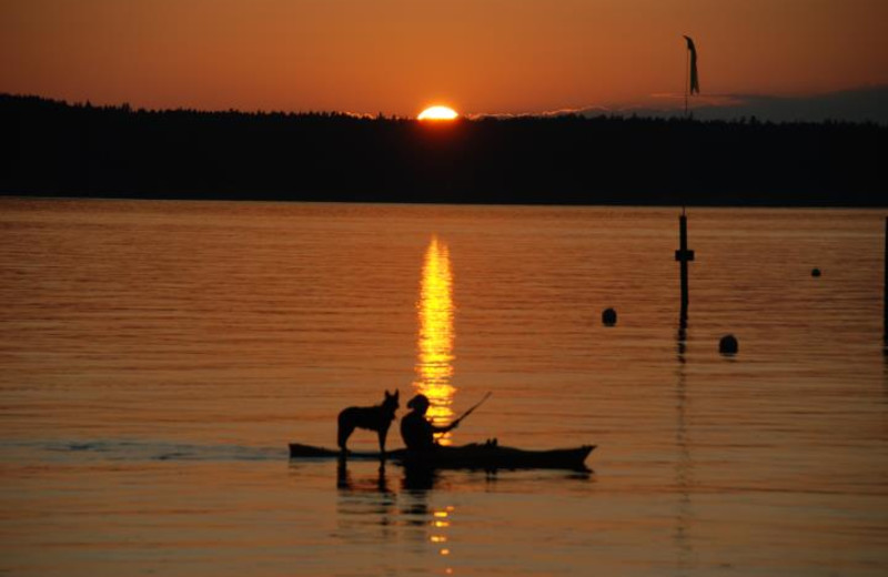 Sunset at West Beach Resort.