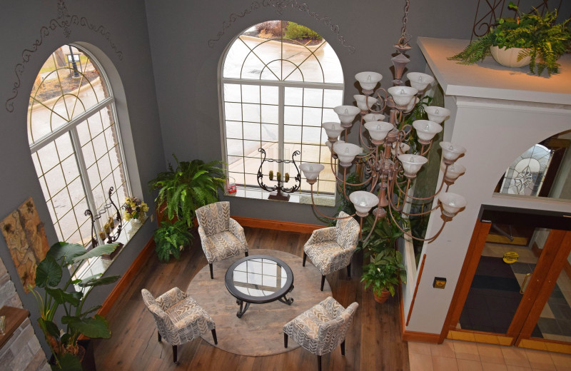 Lobby at Stone Gate Inn.