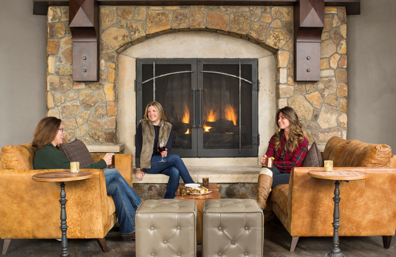 Relaxing at Manor Vail Lodge.