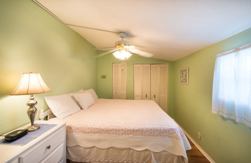 Guest room at Silver Sands Villas.