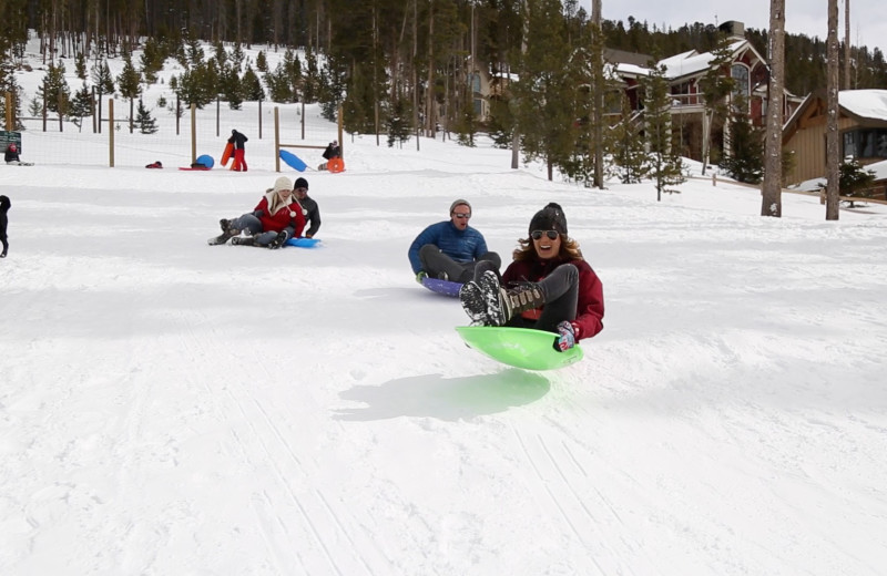 Sledding at Breckenridge Discount Lodging.