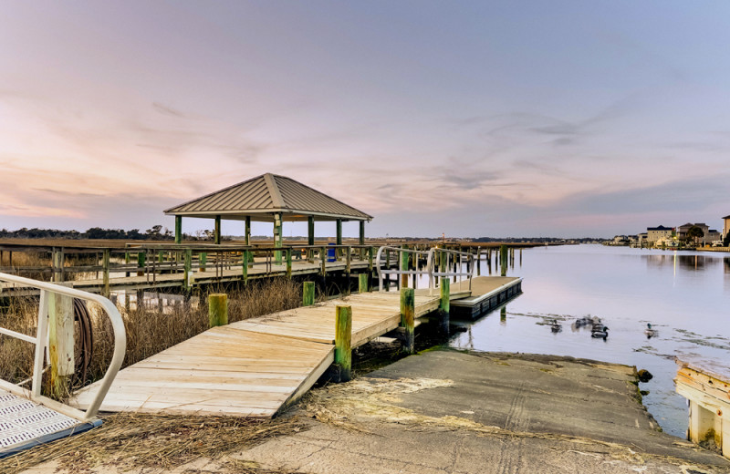 Dock at Palm Suites.