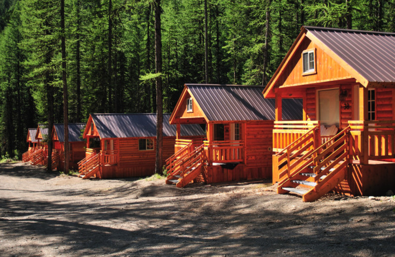 Cabins at Izaak Walton Inn.