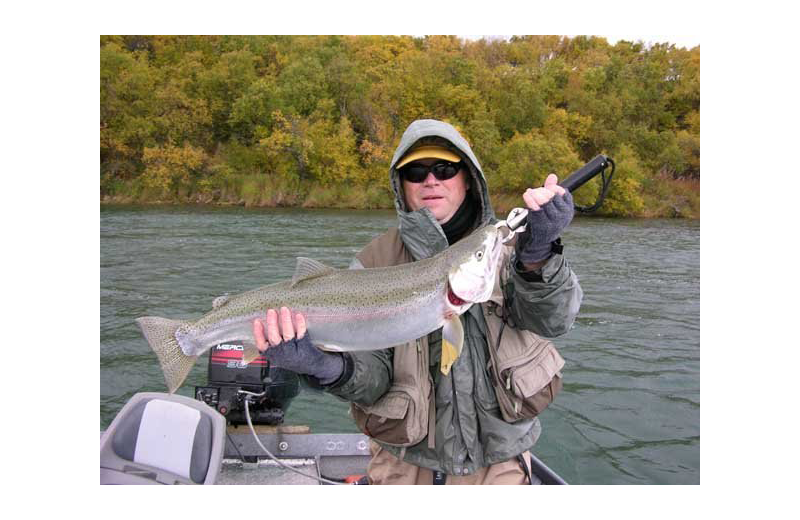 Fishing at Naknek River Camp.