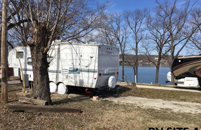 RV camp at Lakeview Resort - Lake of the Ozarks.