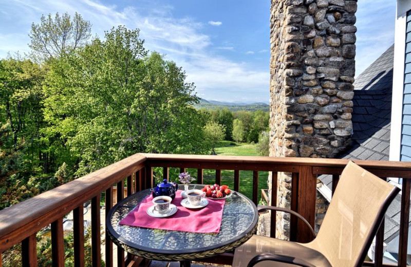 Guest balcony at Darby Field Inn.