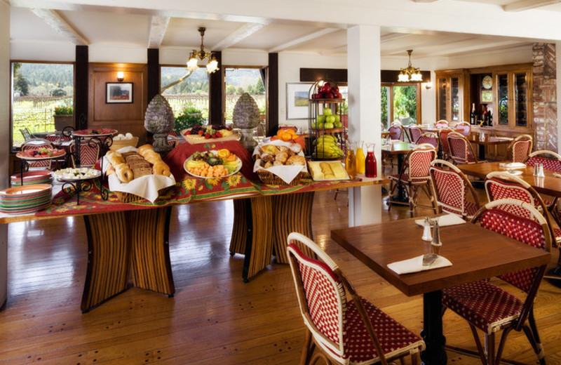 Dining room at Harvest Inn by Charlie Palmer.