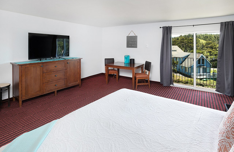 Guest room at Ocean Breeze Hotel.