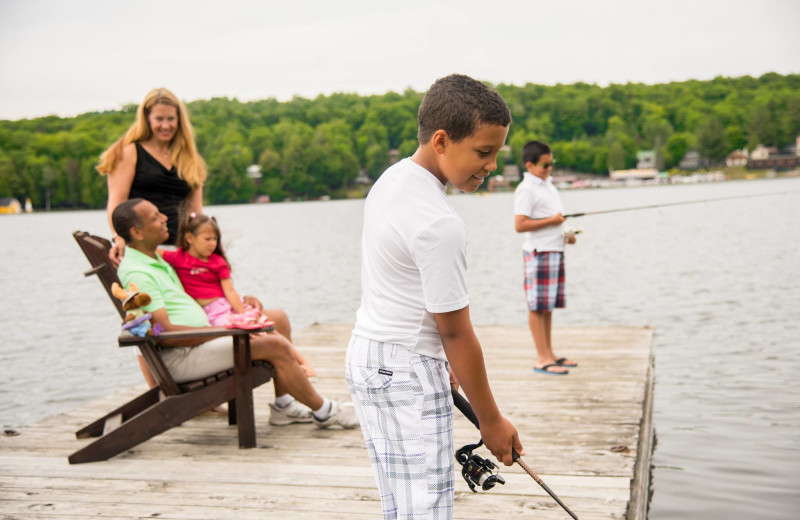 Fishing at Water's Edge Inn & Conference Center.