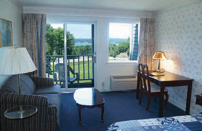 Guest room at Cod Cove Inn.