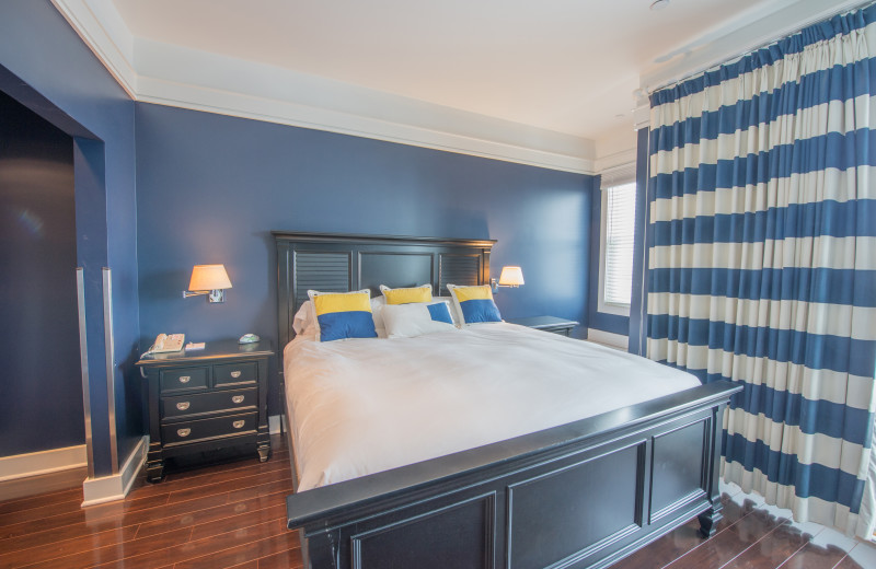Guest room at Bay Harbor Resort and Marina.