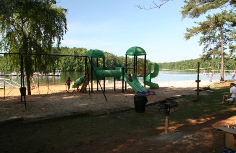 Kid's playground at Highland Marina Resort.