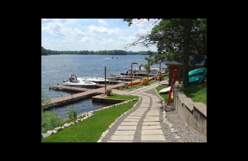 Docks at Chippewa Retreat Resort.