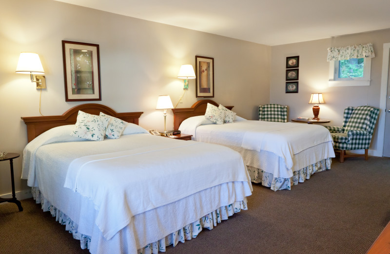 Guest room at Mount Battie Motel.