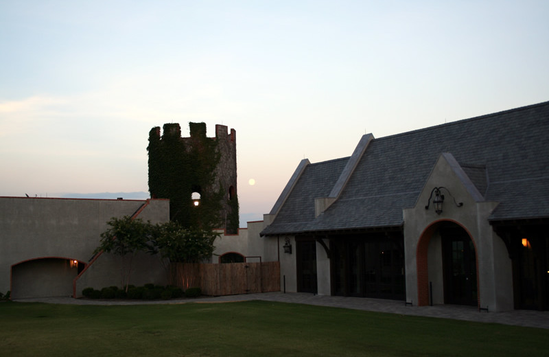 Exterior view of Greystone Castle Sporting Club.