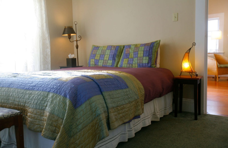 Cottage bedroom at Alegria Inn.