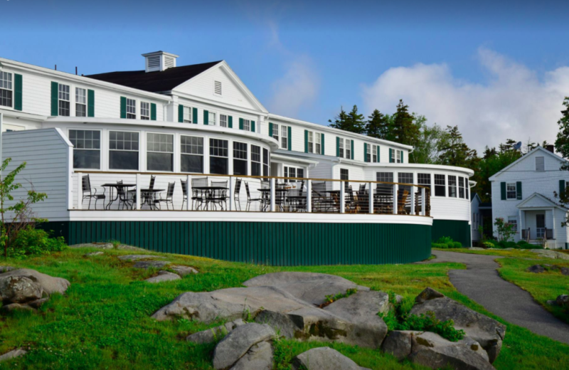 Exterior view of Newagen Seaside Inn.
