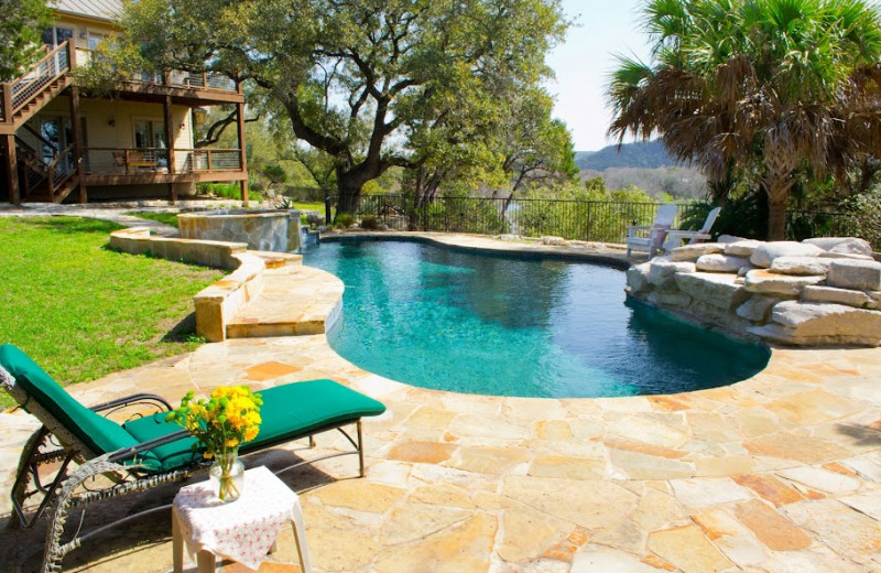 Rental pool at Hill Country Premier Lodging.