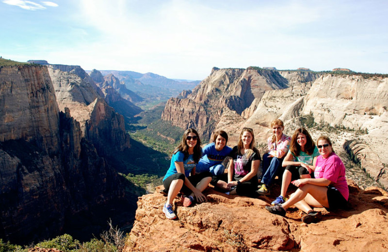 Group at Zion Ponderosa Ranch Resort.