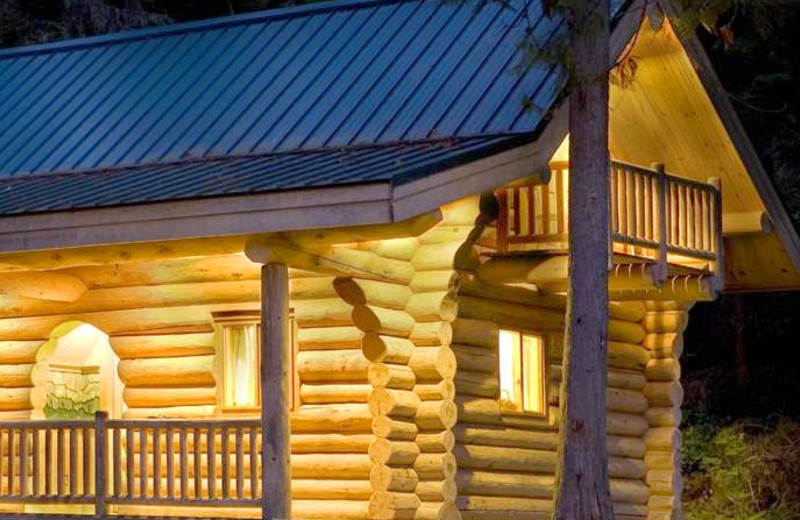 Cabin exterior at Alta Crystal Resort at Mt. Rainier.