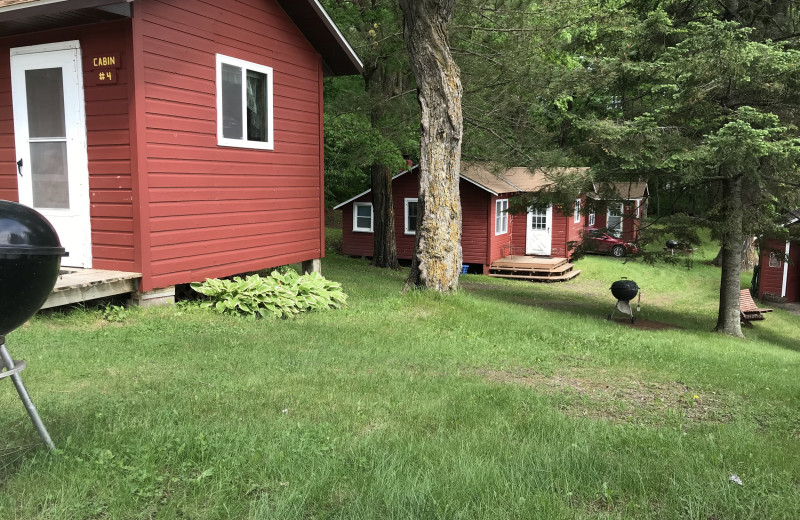 Cabins at Driftwood Resort.