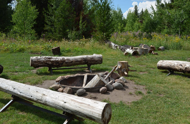 Fire pit at Eagle Ridge Ranch.