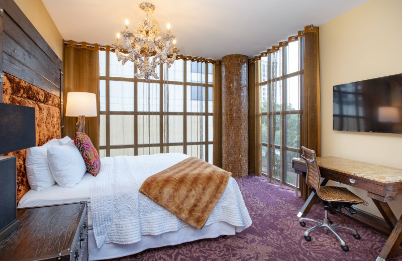 Guest room at The Bohemian Hotel.