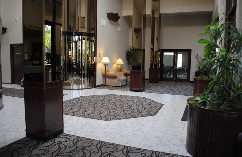 Lobby at Shilo Inn Pomona Diamond Bar.