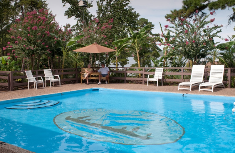 Outdoor pool at Mountain Harbor Resort & Spa.