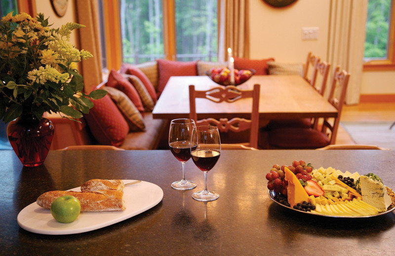 Villa dining room at Trapp Family Lodge.