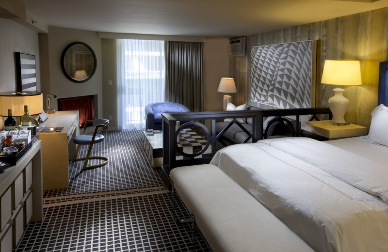 Guest room at Chamberlain West Hollywood Hotel.