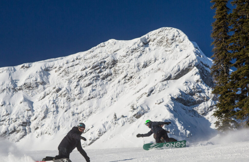 Snowboarding at Fernie Central Reservations.