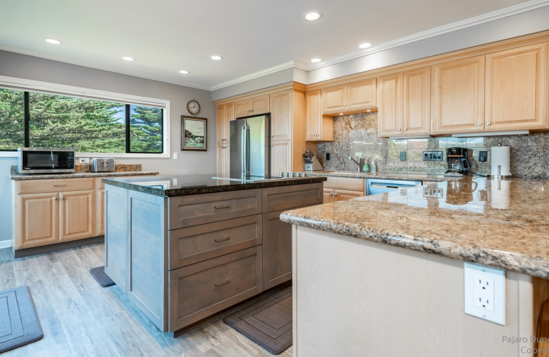 Rental kitchen at Pajaro Dunes Resort.