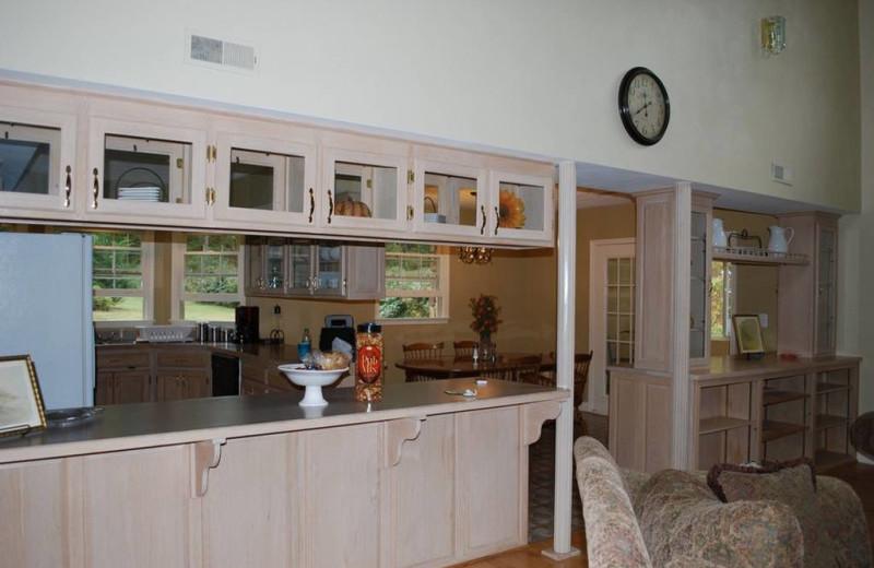 Kitchen at Big Pine Trout Farm.