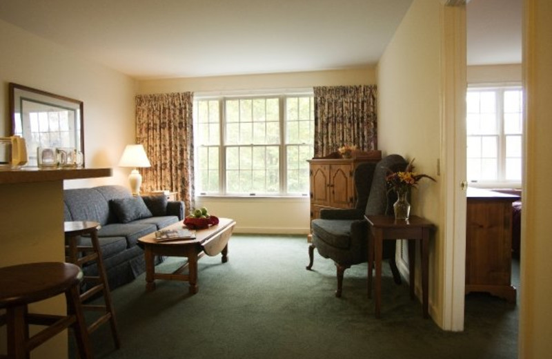 Suite interior at Jiminy Peak Mountain Resort. 