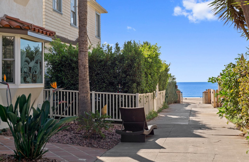 Exterior view of Sea Blue Hotel.