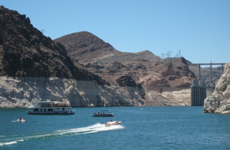 Boating at Callville Bay.