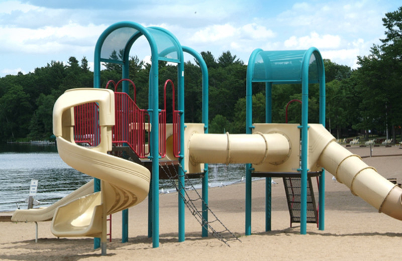 Playground at Cragun's Resort and Hotel on Gull Lake.