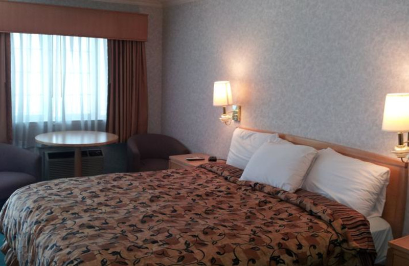 Guest room at Castle Inn.