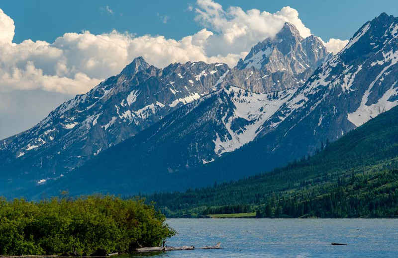 Mountains near Teton Springs Lodge.